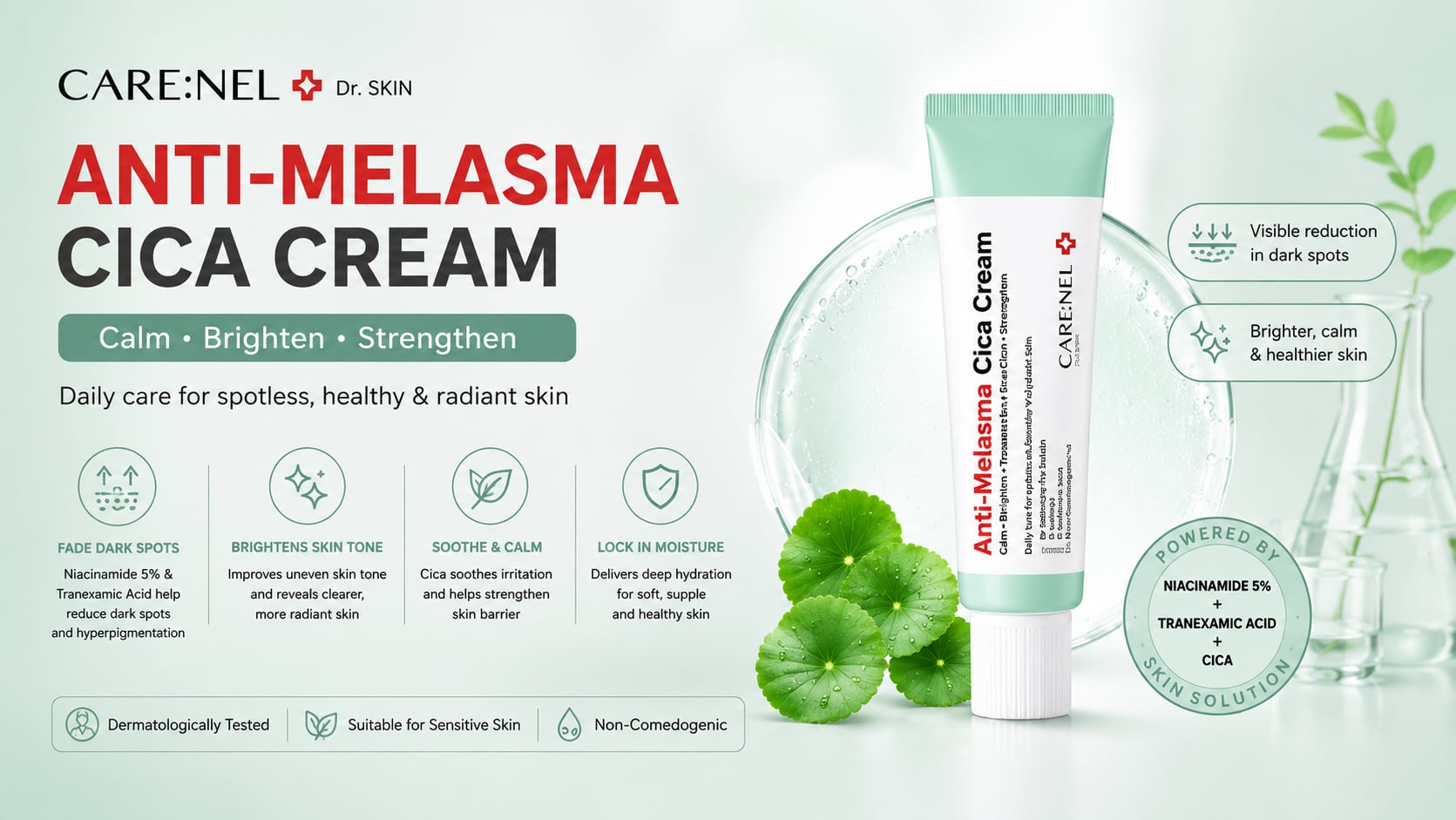 CARE:NEL  Anti-Melasma Cica Cream 40ml