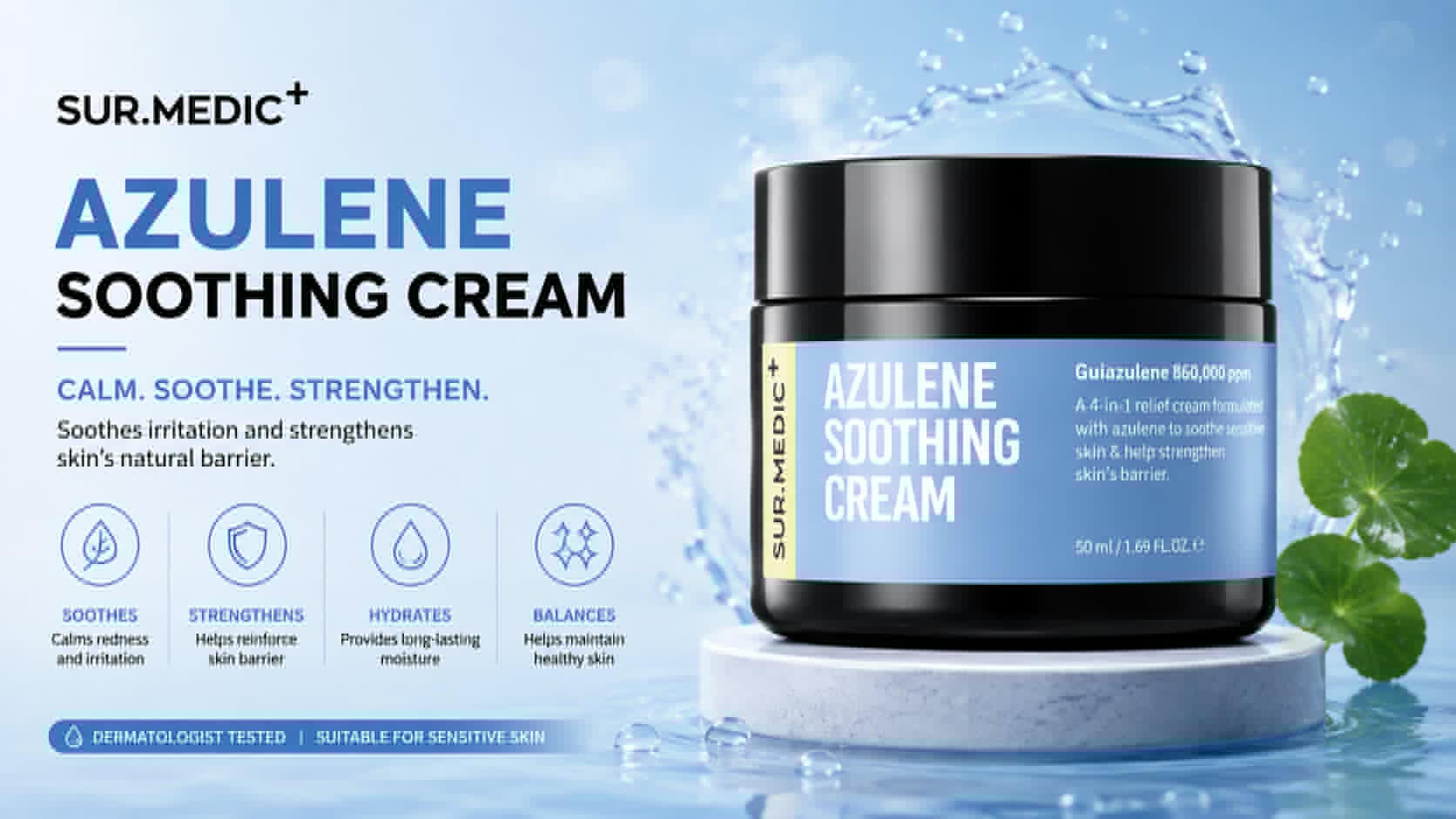 SUR.MEDIC+ Azulene Soothing Cream 50ml