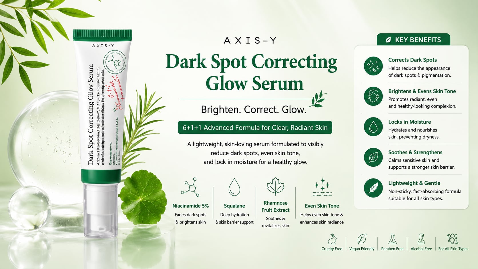 AXIS-Y Dark Spot Correcting Glow Serum 50ml