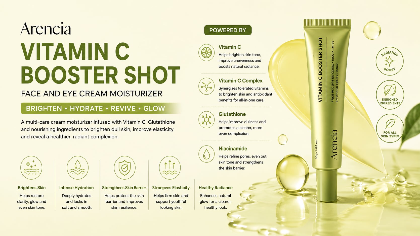 ARENCIA Vitamin C Booster Shot 30ml