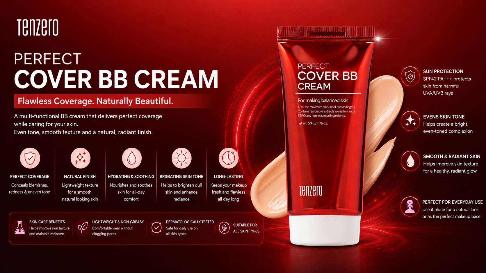 TENZERO Perfect Cover BB Cream