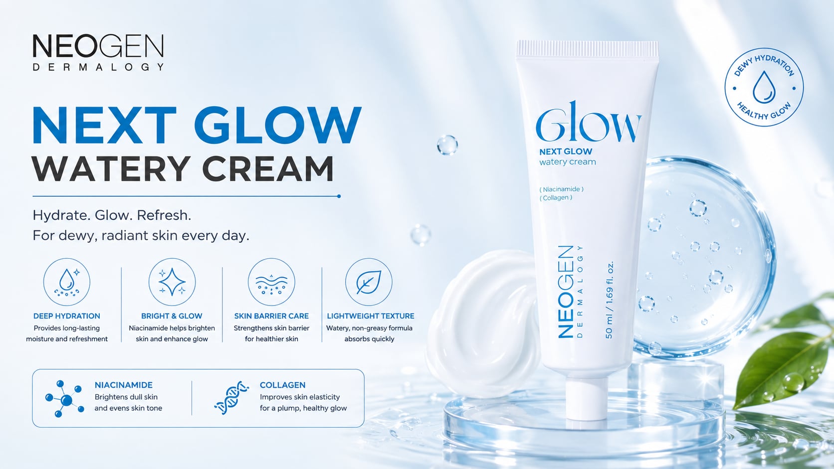 NEOGEN DERMALOGY Next Glow Watery Cream 50ml